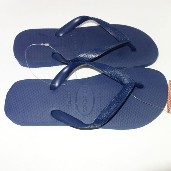 NEW Havaianas Flip Flop Sandals Women's 11/12 Men's 9/10 BLUE - Picture 5 of 5